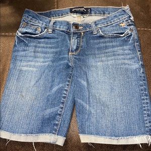 Abercrombie girls jean shorts